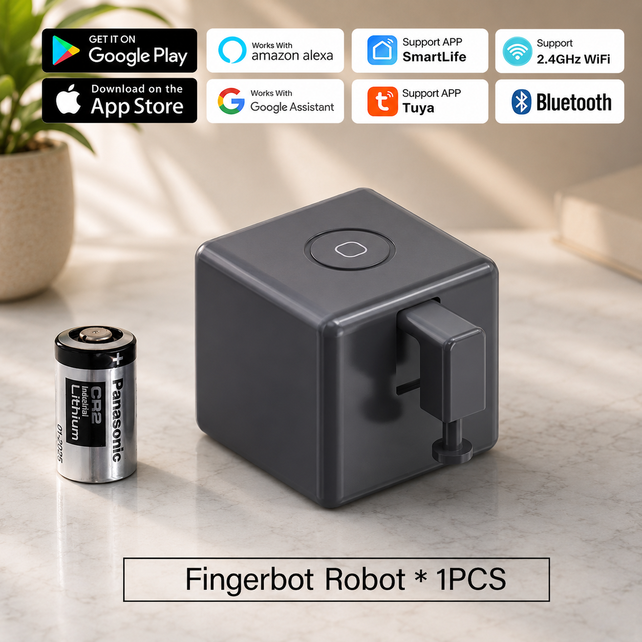 Smart Fingerbot Switch Bot for Alexa & Google Home