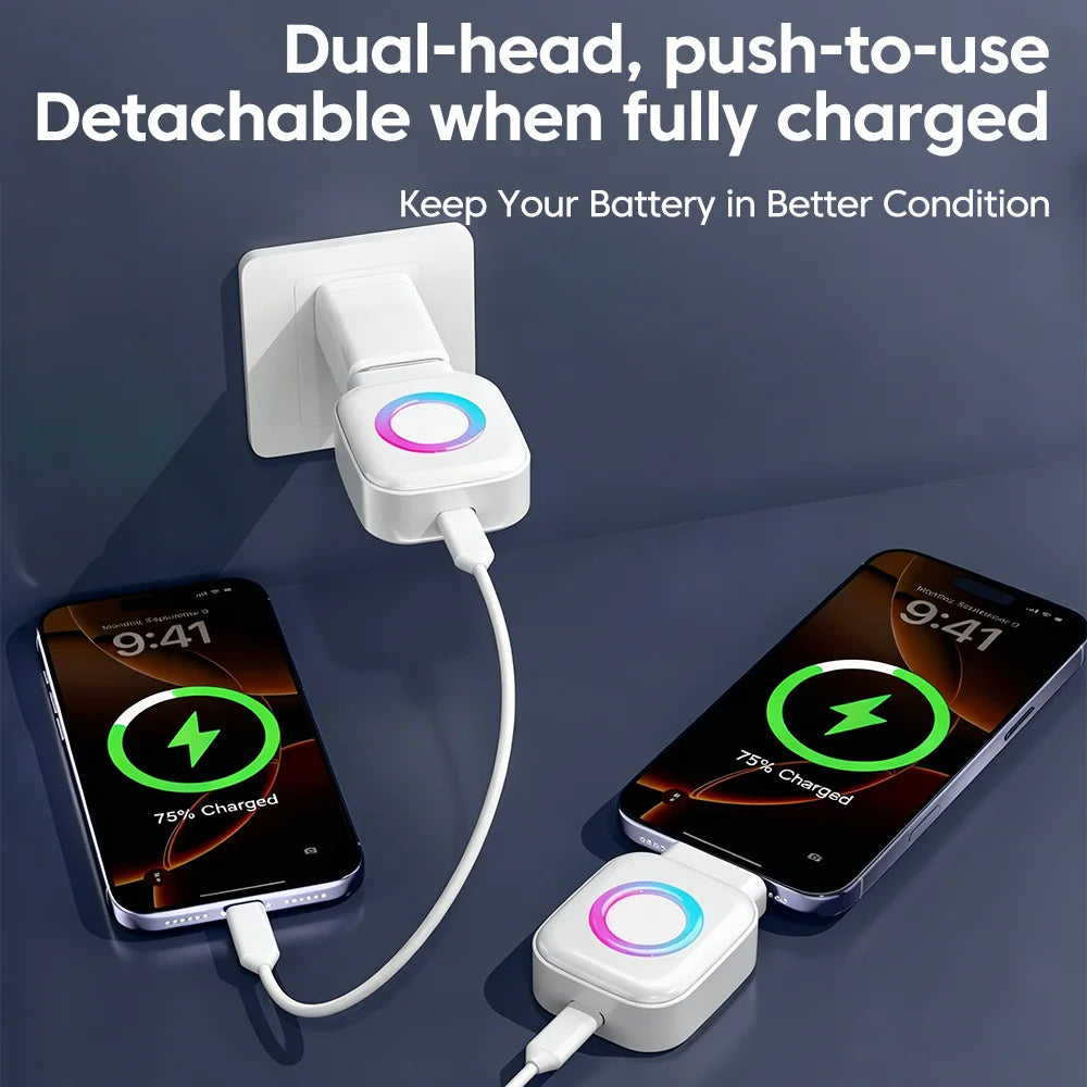 140W Type-C Phone Charger Fast Charging Adapter Automatic Power-Off Full Charge Separator for Earphone Mobile Phone Charging