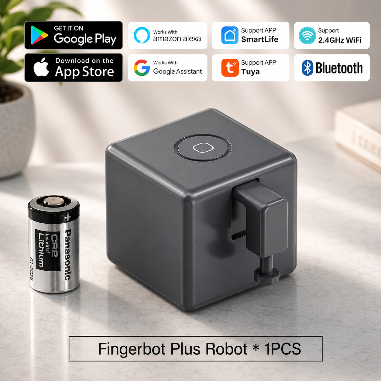 Smart Fingerbot Switch Bot for Alexa & Google Home