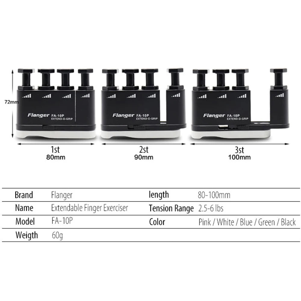 Finger Trainer Exerciser Hand Grip Finger Piano Guitar Finger Sensitivity Strength Power Practice Trainers Finger Exerciser