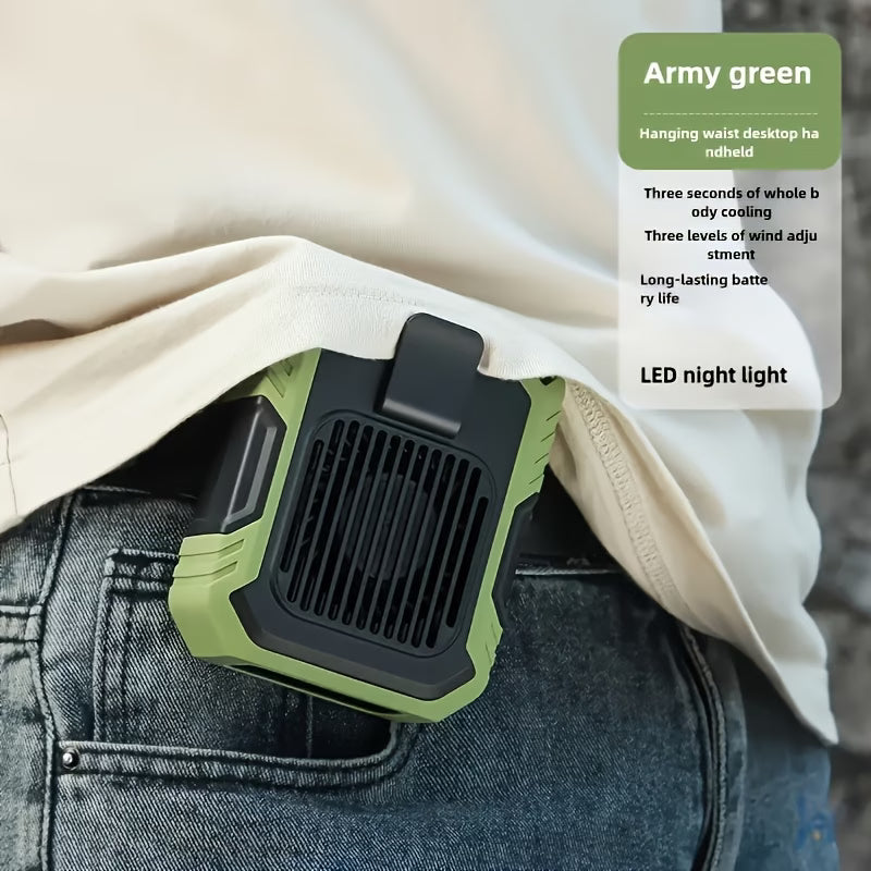 2 in 1 Portable Cooling Fan Bundle | Rechargeable Neck & Waist Fan