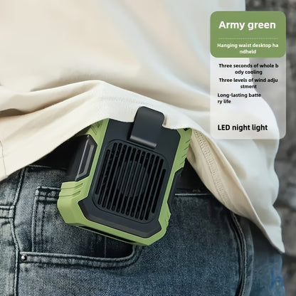 2 in 1 Portable Cooling Fan Bundle | Rechargeable Neck & Waist Fan