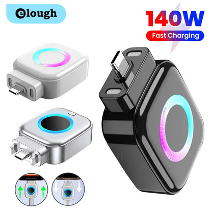 140W Type-C Phone Charger Fast Charging Adapter Automatic Power-Off Full Charge Separator for Earphone Mobile Phone Charging