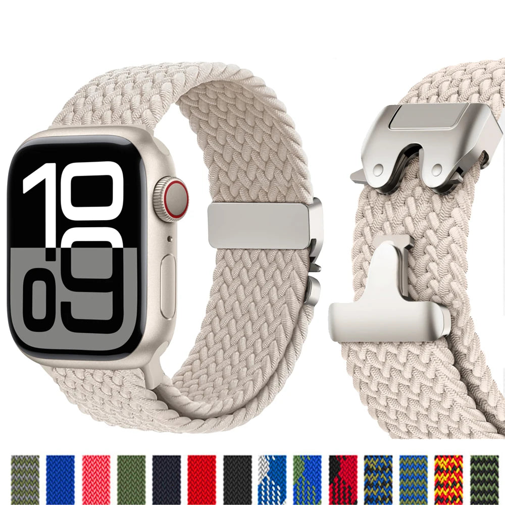 Strap for  Watch Bands Ultra2 3 49Mm 40Mm 44Mm 46Mm 42Mm 45Mm Parachute Braided Bracelet Correas Iwatch Series SE 9 8 10 11