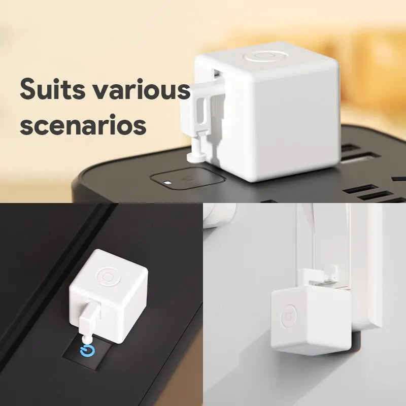 Tuya Zigbee / Bluetooth Fingerbot plus Robot Button Pusher Switch Bot Smart Home Work with Alexa Google Home Smart Life App