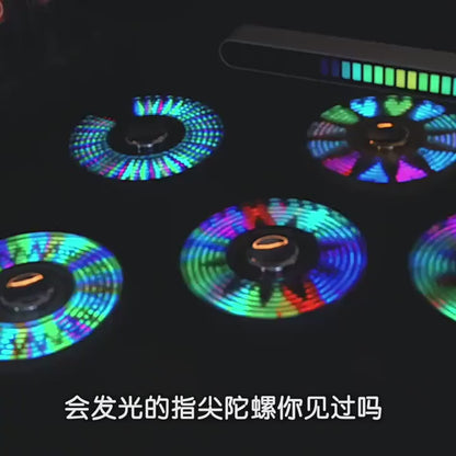 LED Plasma Spinner Lighter – USB Rechargeable Windproof Arc Lighter